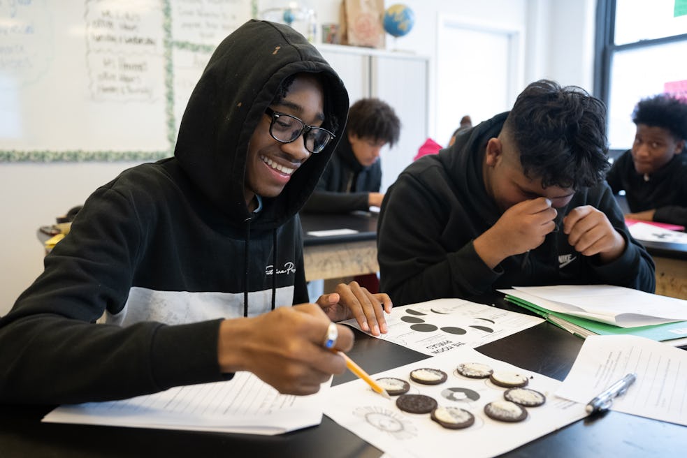 Fifth Floor The fifth floor of our Manhattan Space houses the science labs and classrooms for Broome Street Academy, our public charter high school. It's also where The Door's administrative department offices. including the CEO's office, Operations, Human Resources, Development, Communications & Marketing, Finance, and IT, are located.